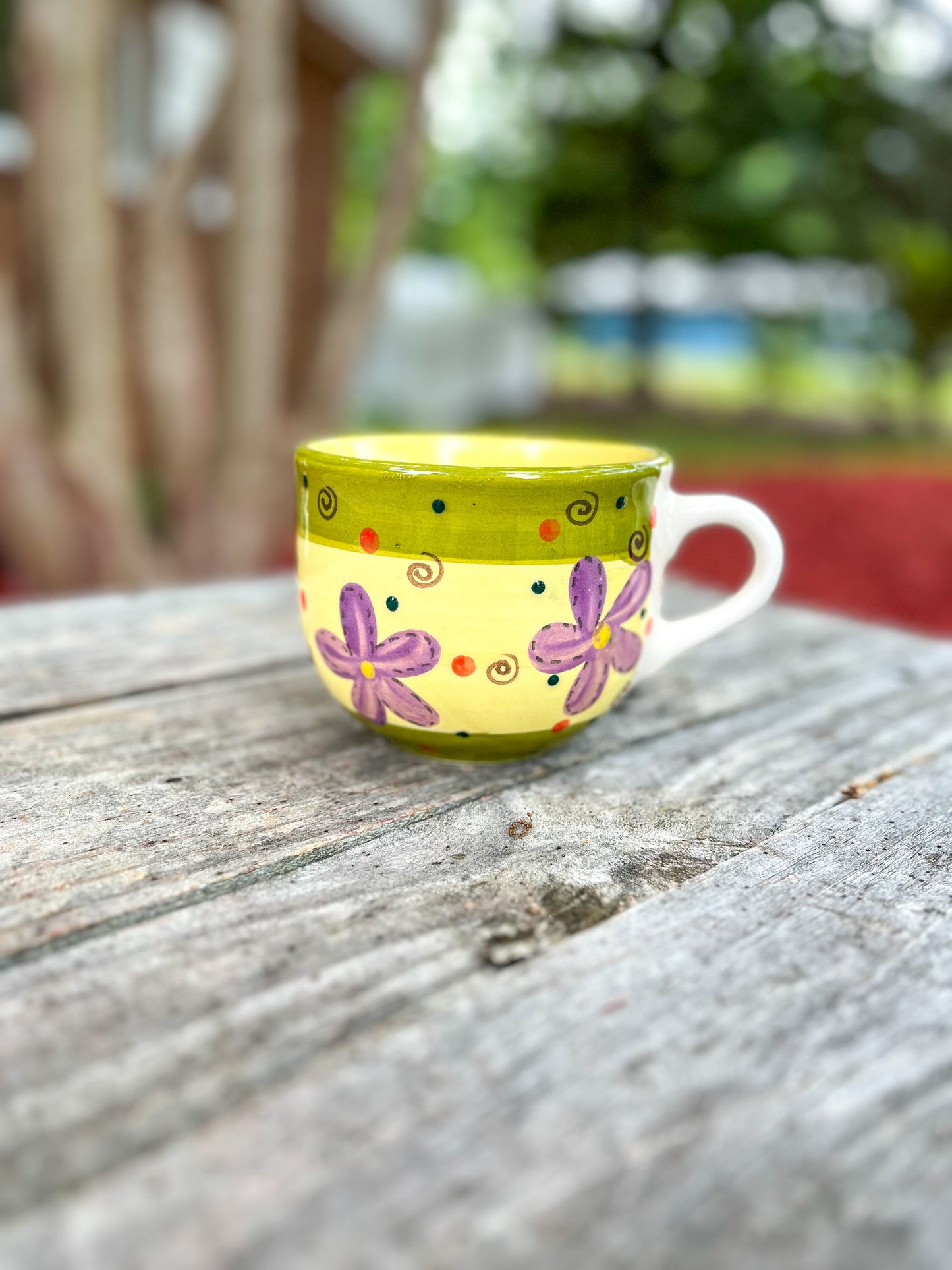 Floral Ceramic Coffee Mug