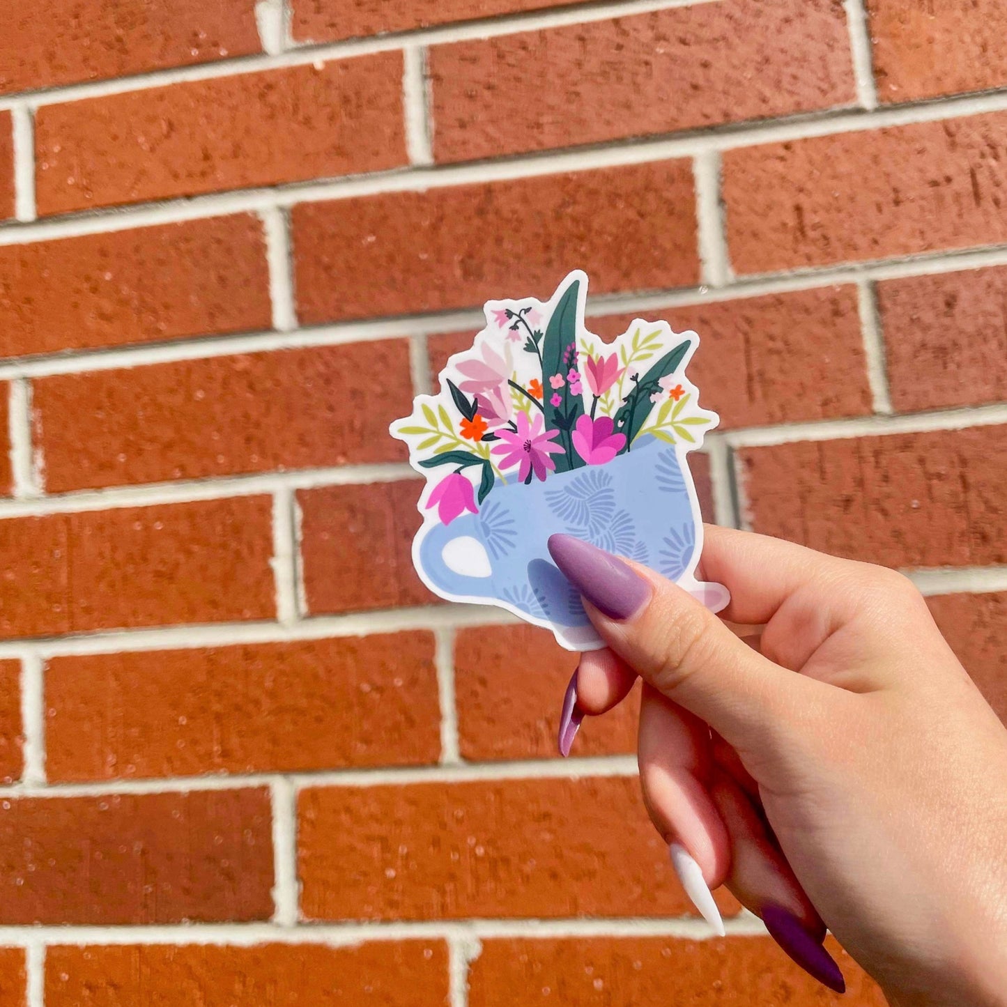 Mug Flower Sticker