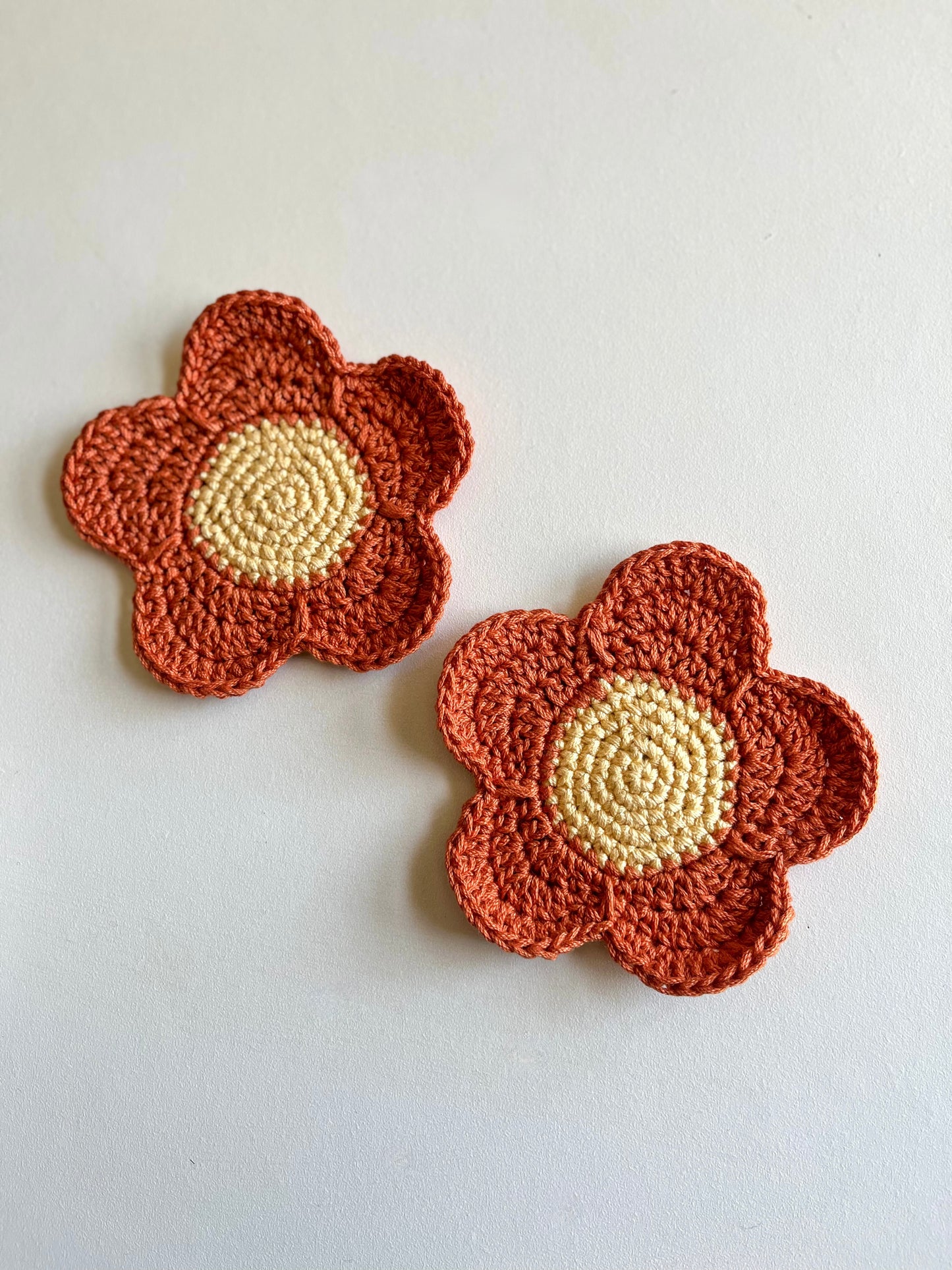 Daisy Crochet Coaster