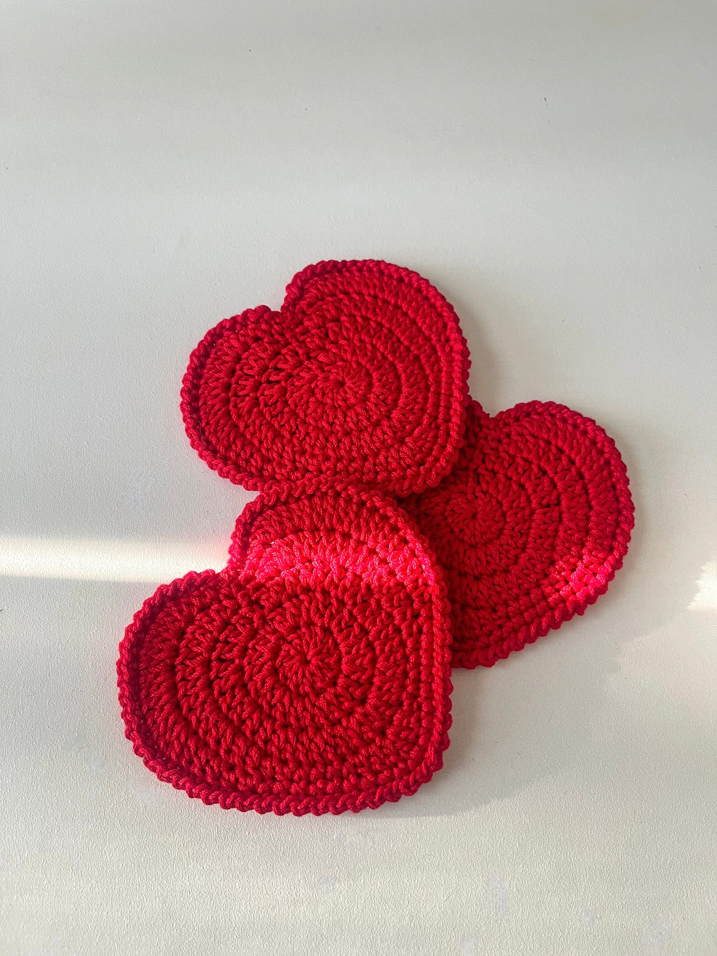 Heart Crochet Coaster ❤️
