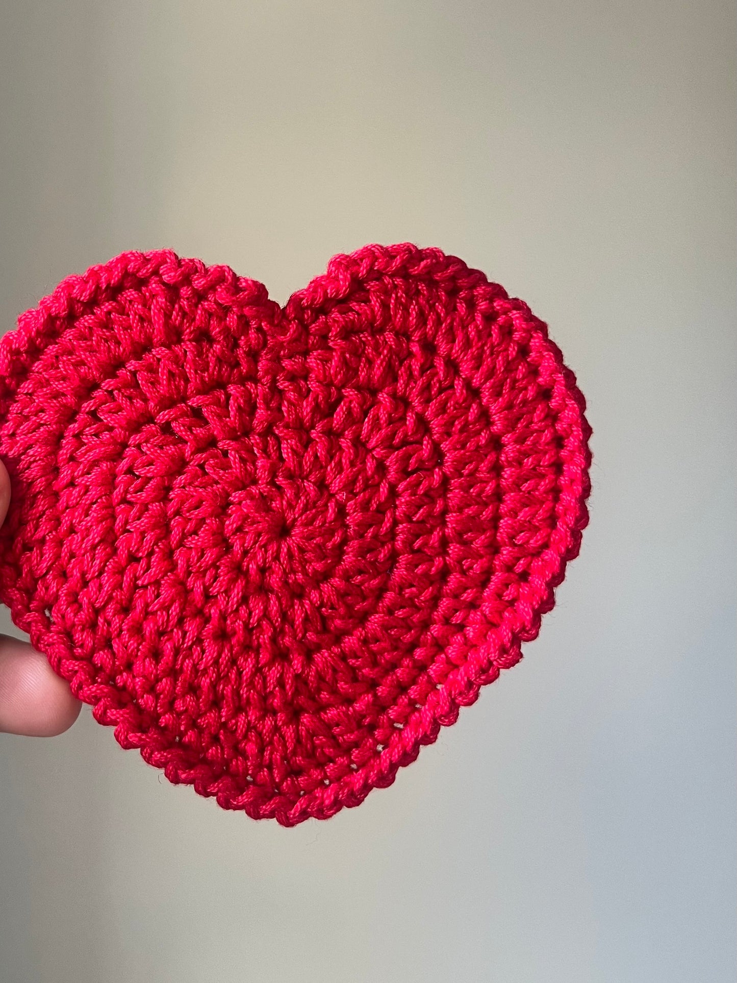 Heart Crochet Coaster ❤️