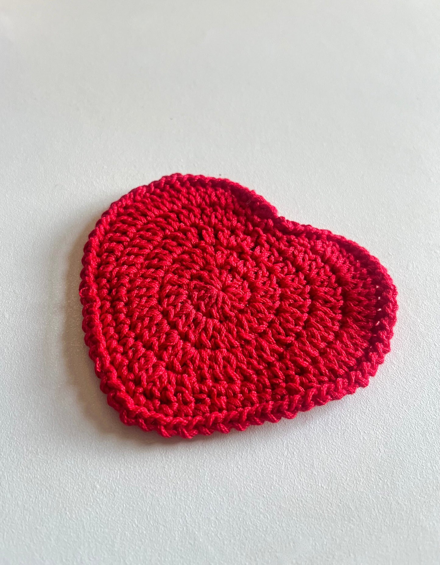 Heart Crochet Coaster ❤️