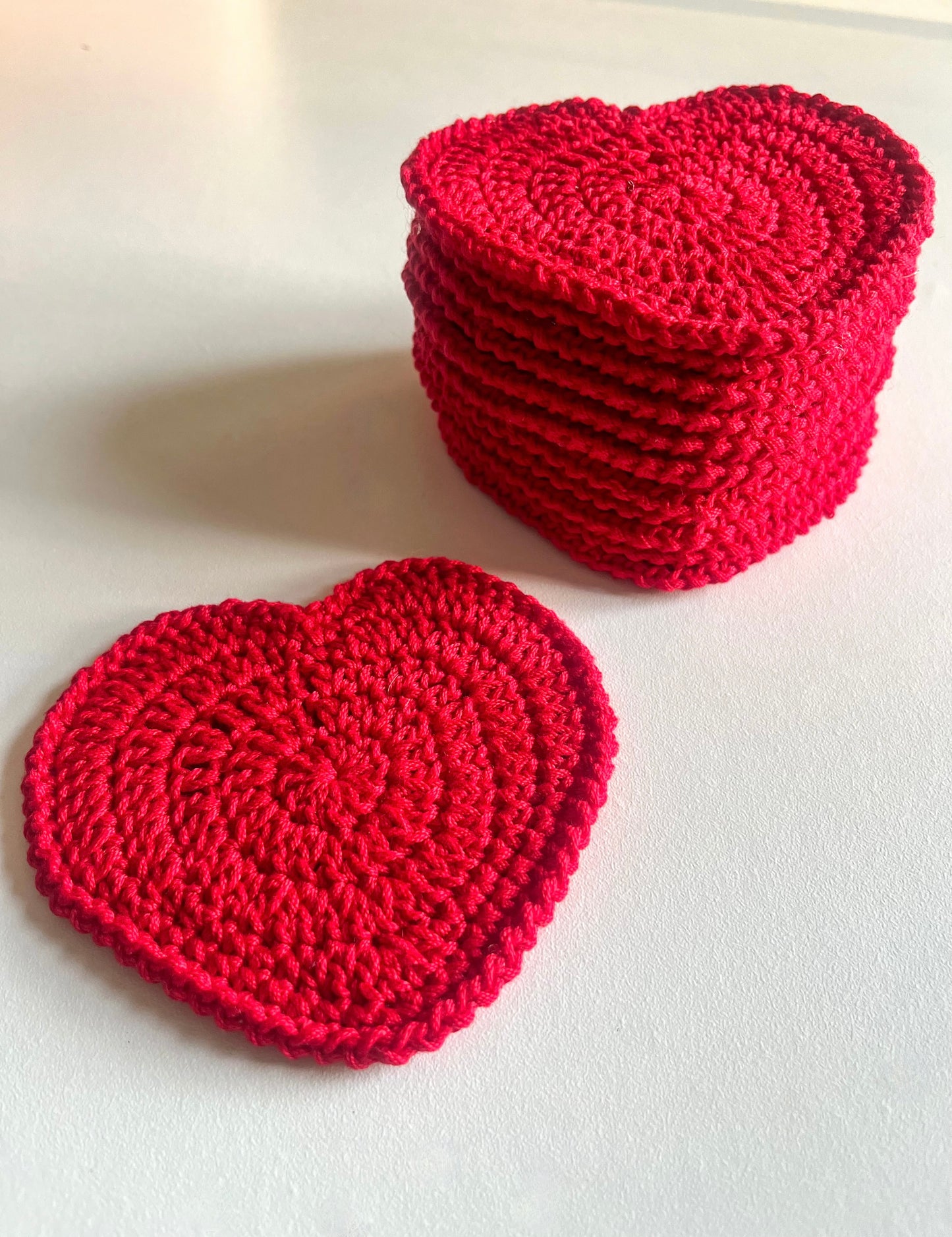 Heart Crochet Coaster ❤️