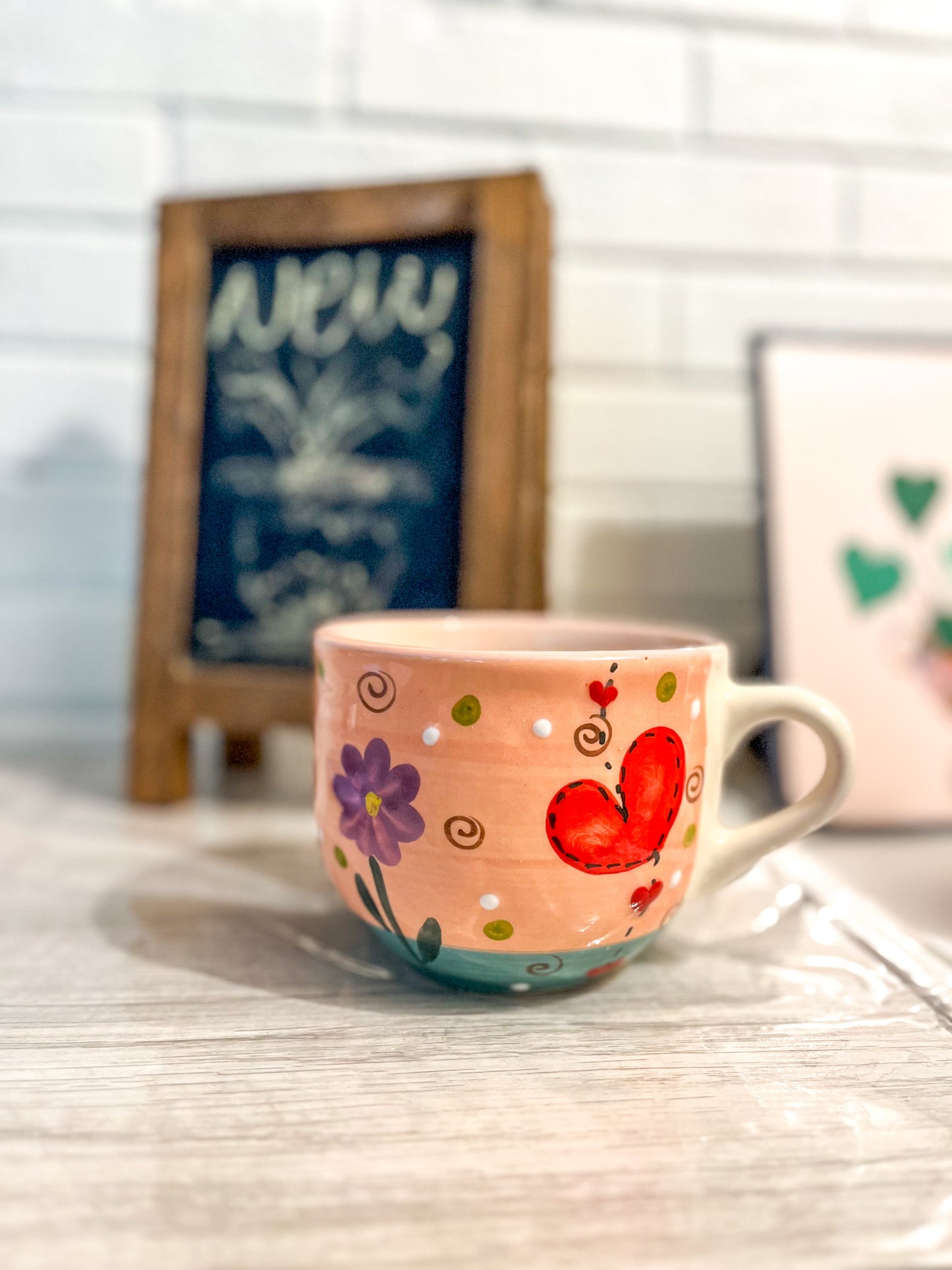 Heart Ceramic Mugs