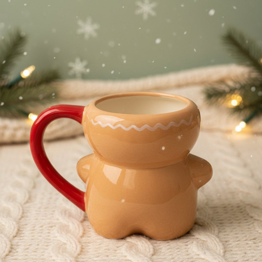 Gingerbread Mug Made in Mexico 16 oz