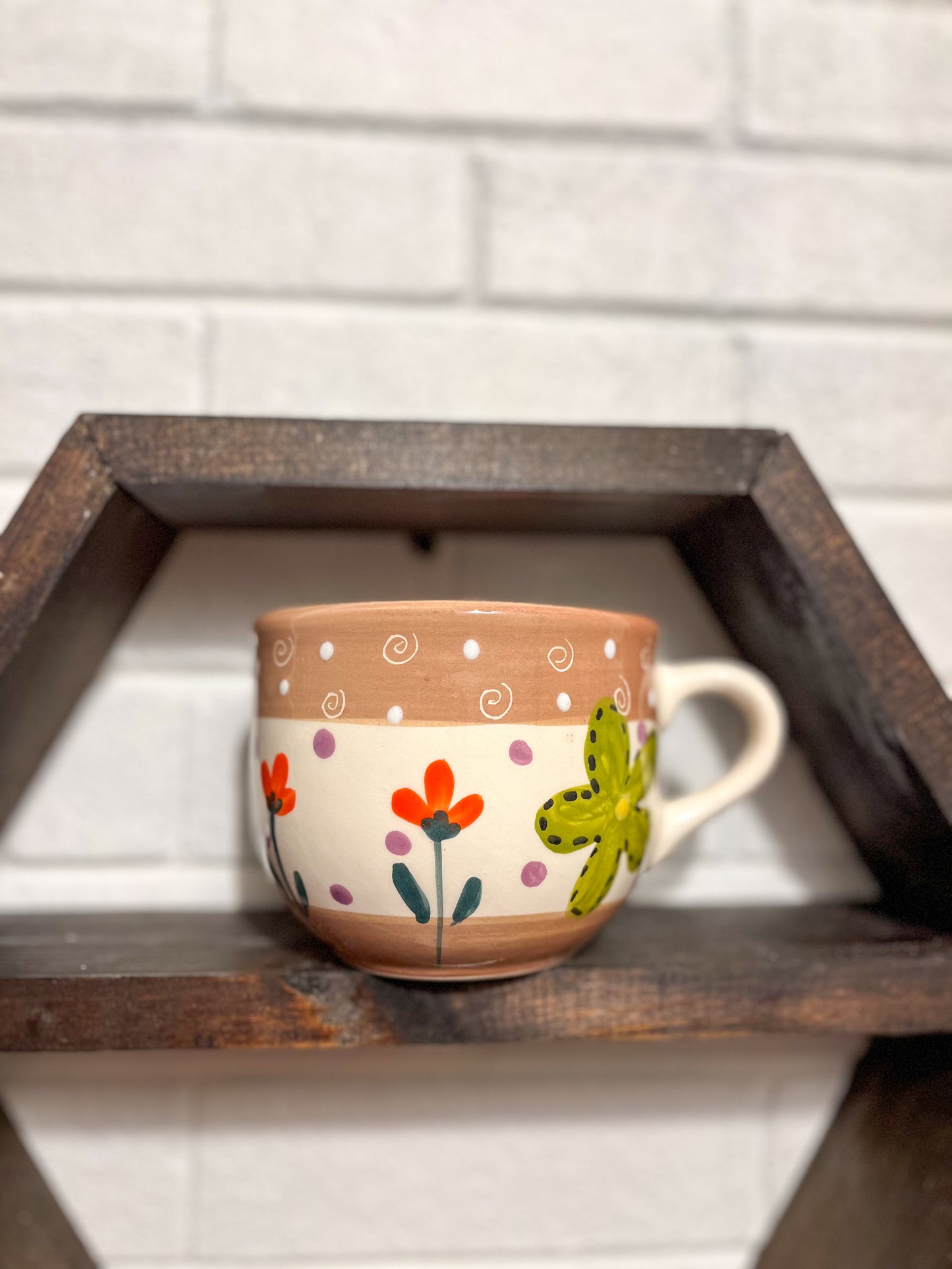 Floral Ceramic Coffee Mug