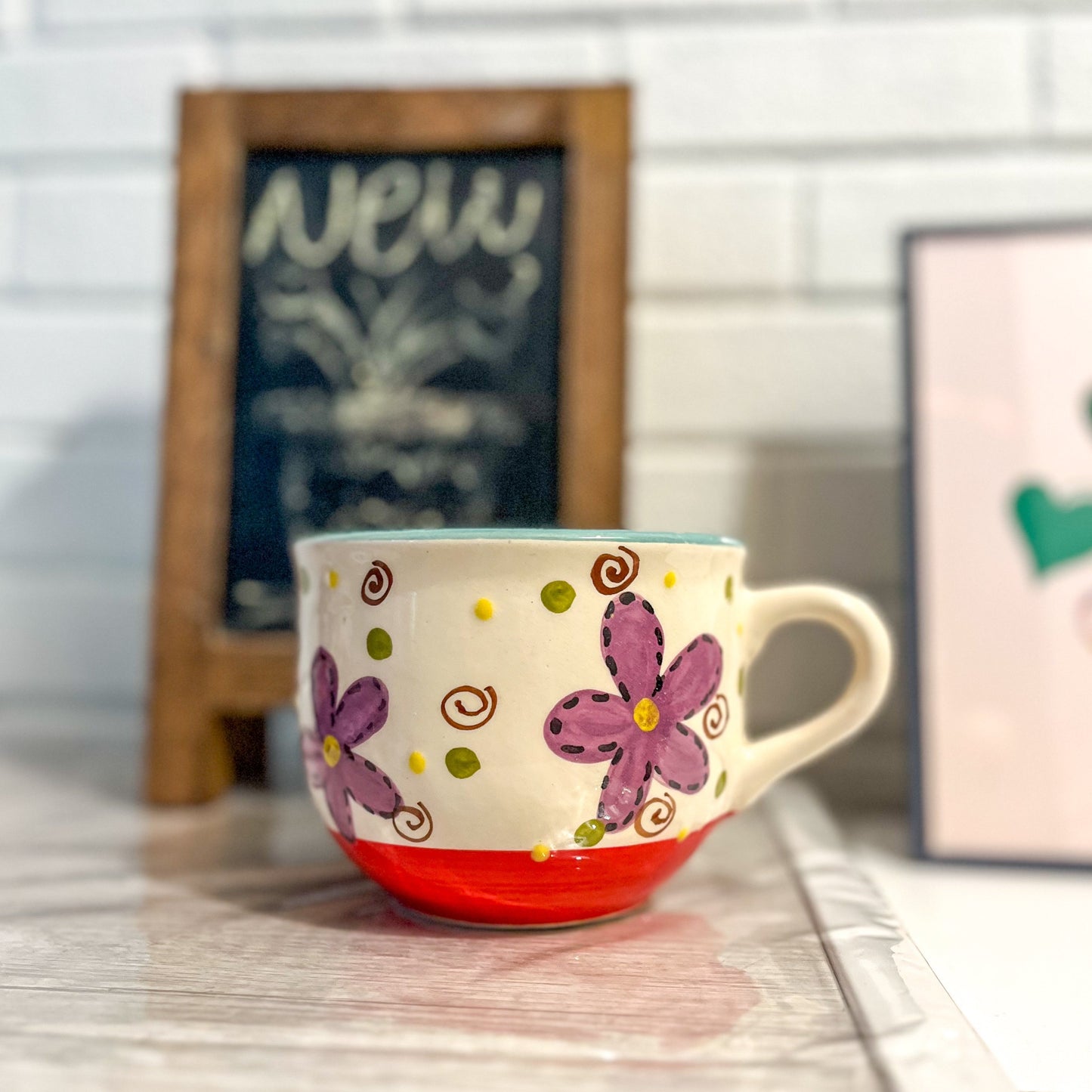 Floral Ceramic Coffee Mug