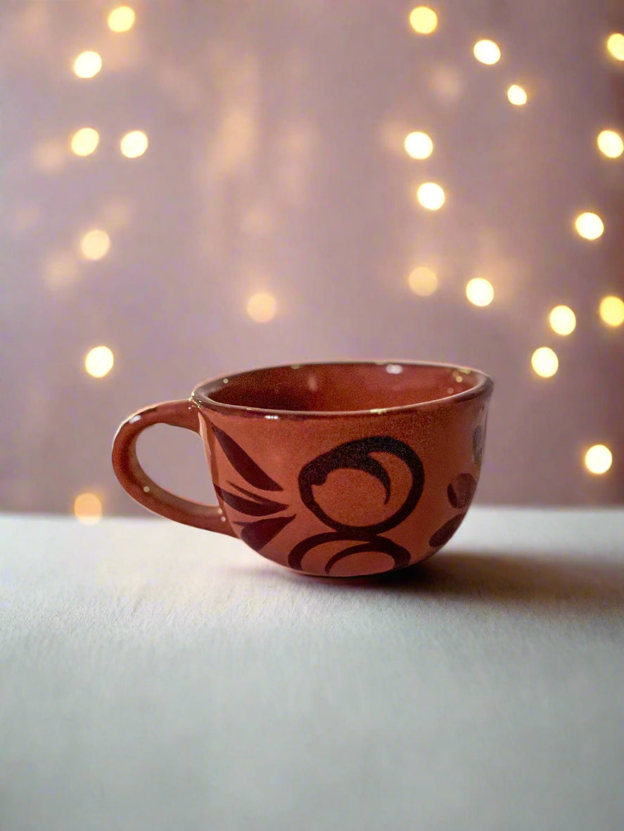 Handmade Ceramic Mug, Coffee & Tea Mug, Made in Mexico, Mexican pottery, Clay Mug, Hand-Painted, Kitchen Decor, Barro Coffee Cup
