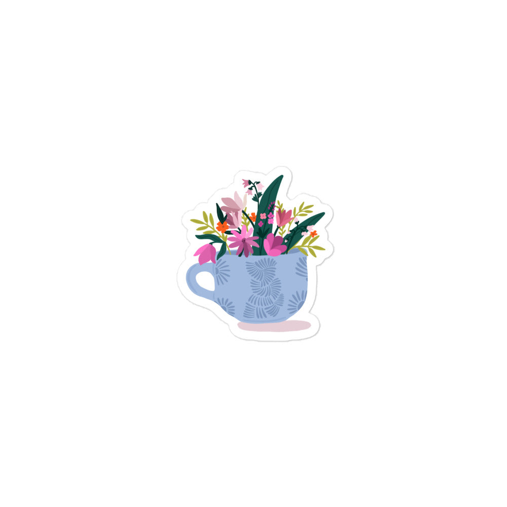 Mug Flower Sticker