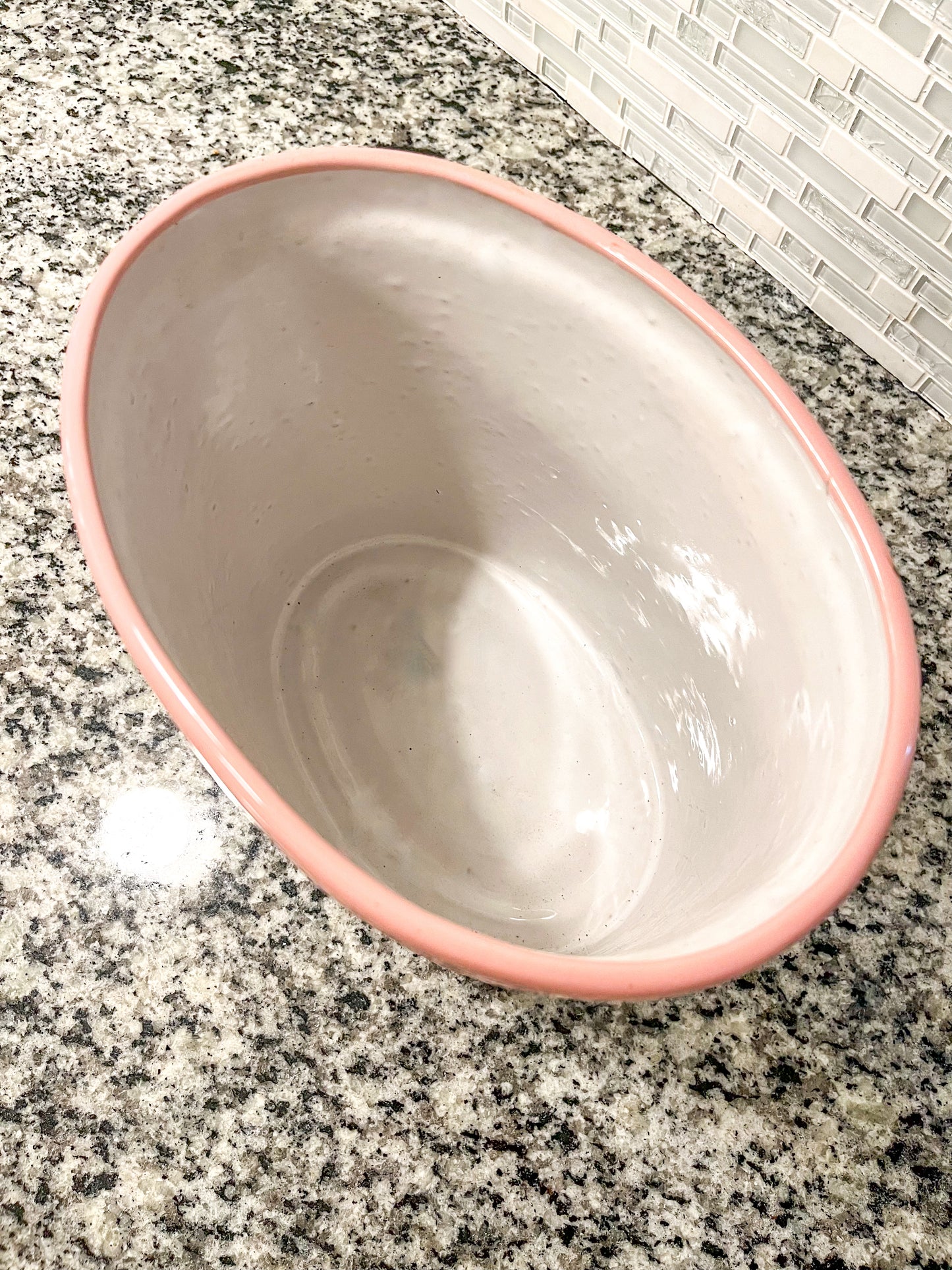 Pink Trash Can