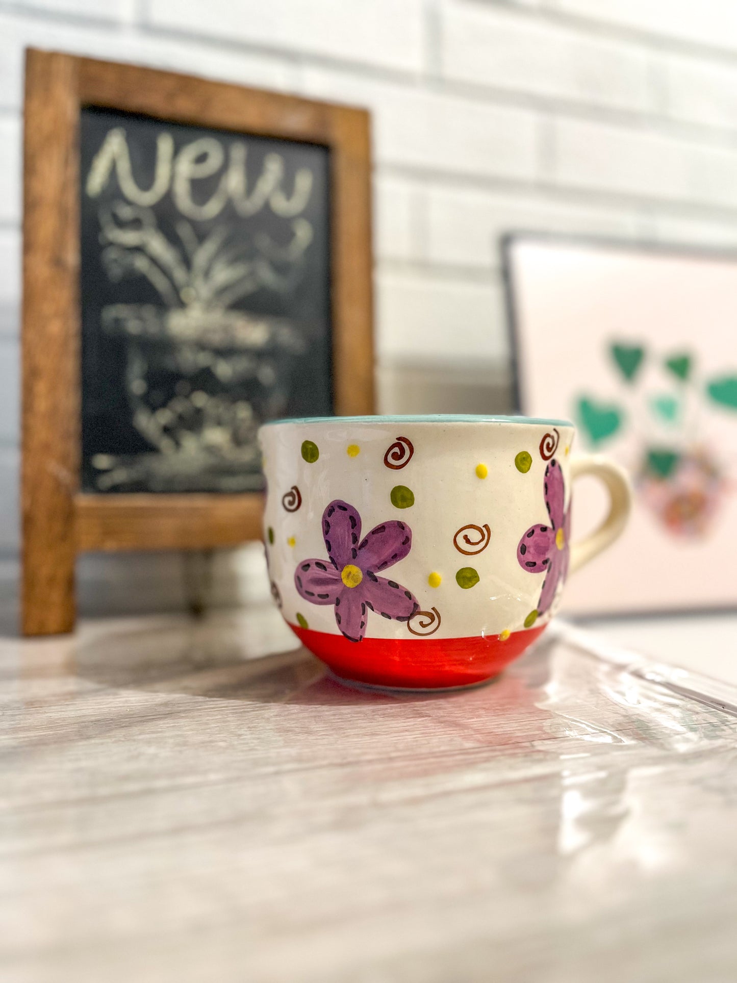 Floral Ceramic Coffee Mug