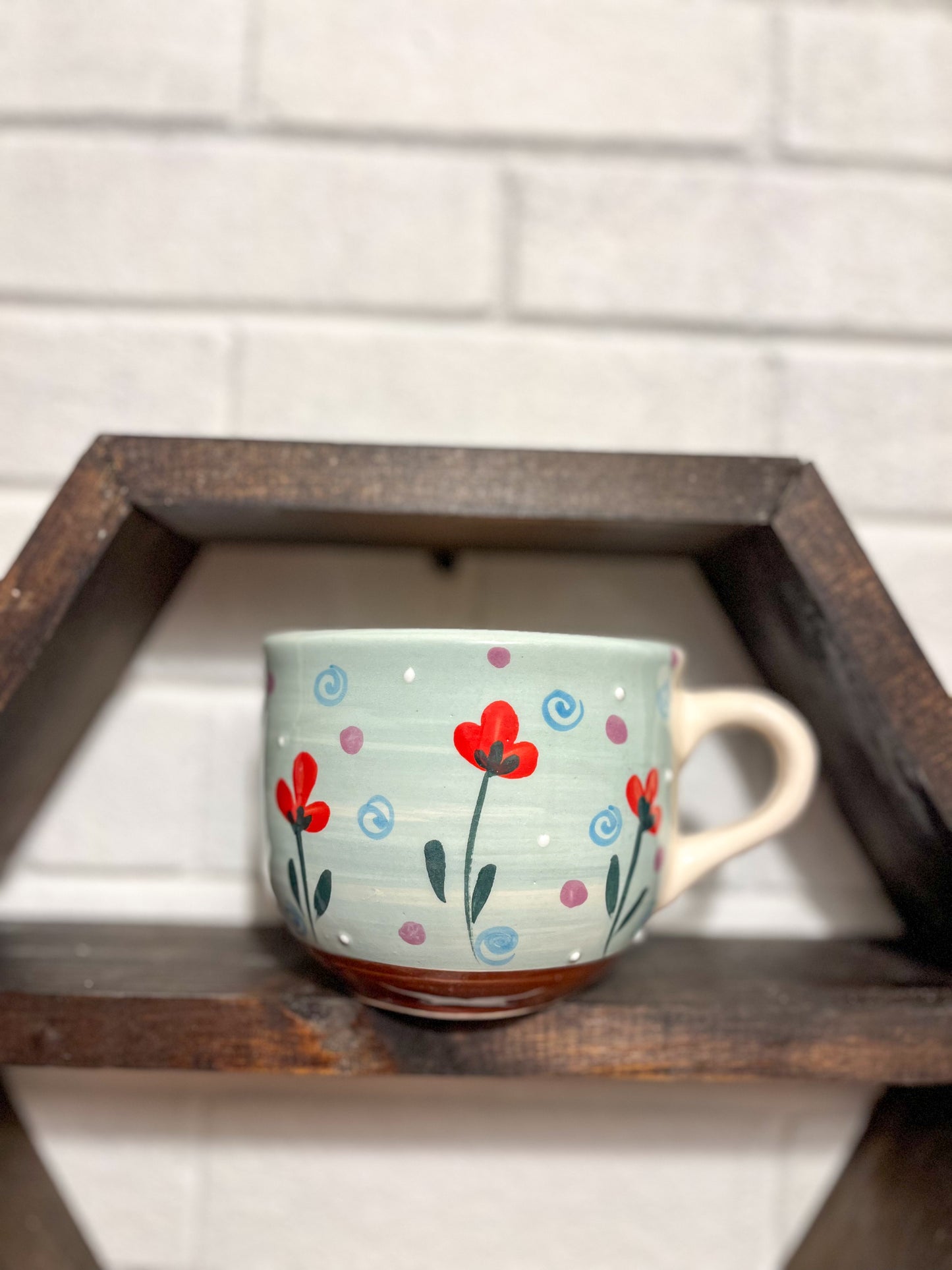Floral Ceramic Coffee Mug