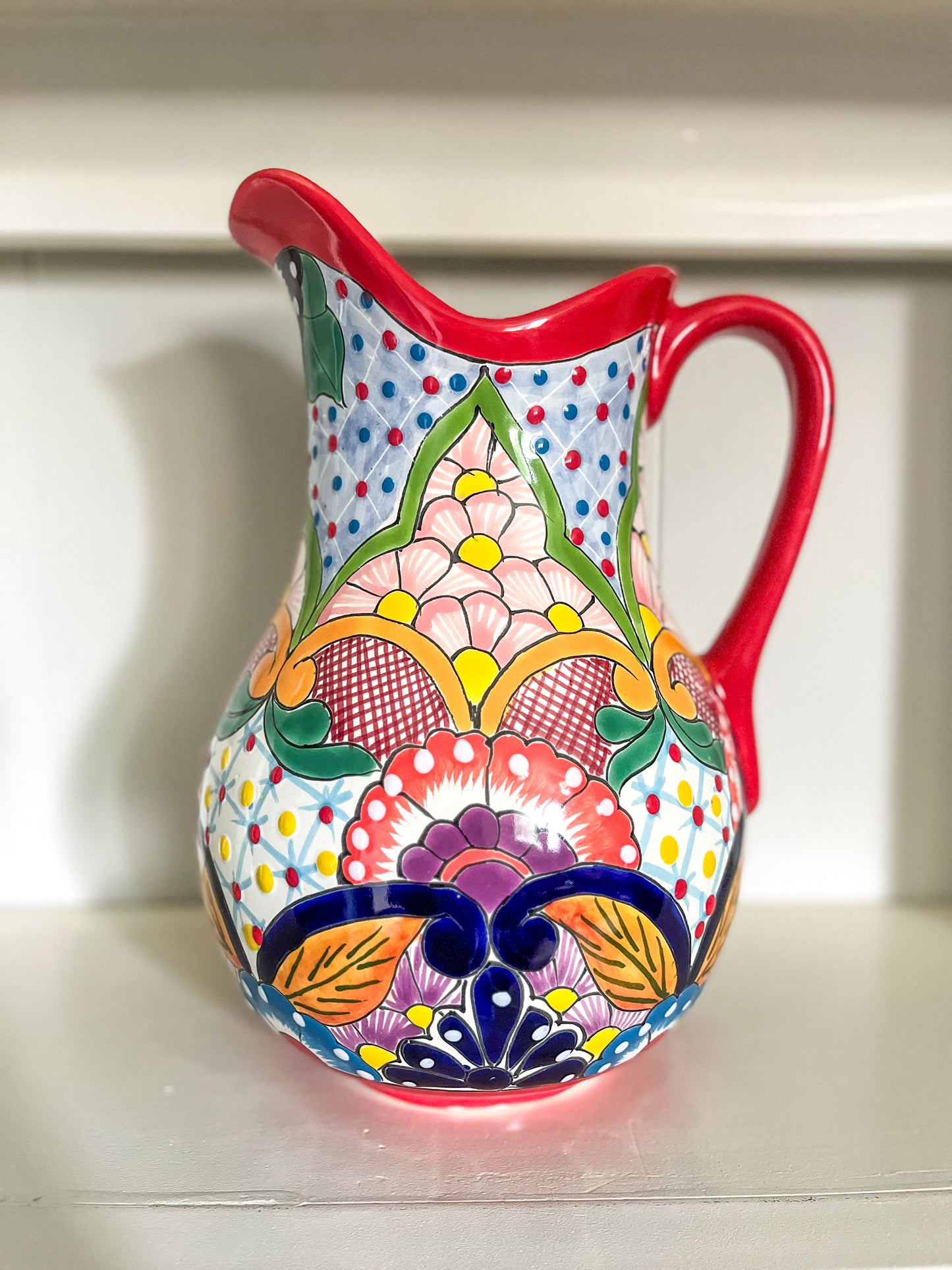 Multicolor Talavera Pitcher