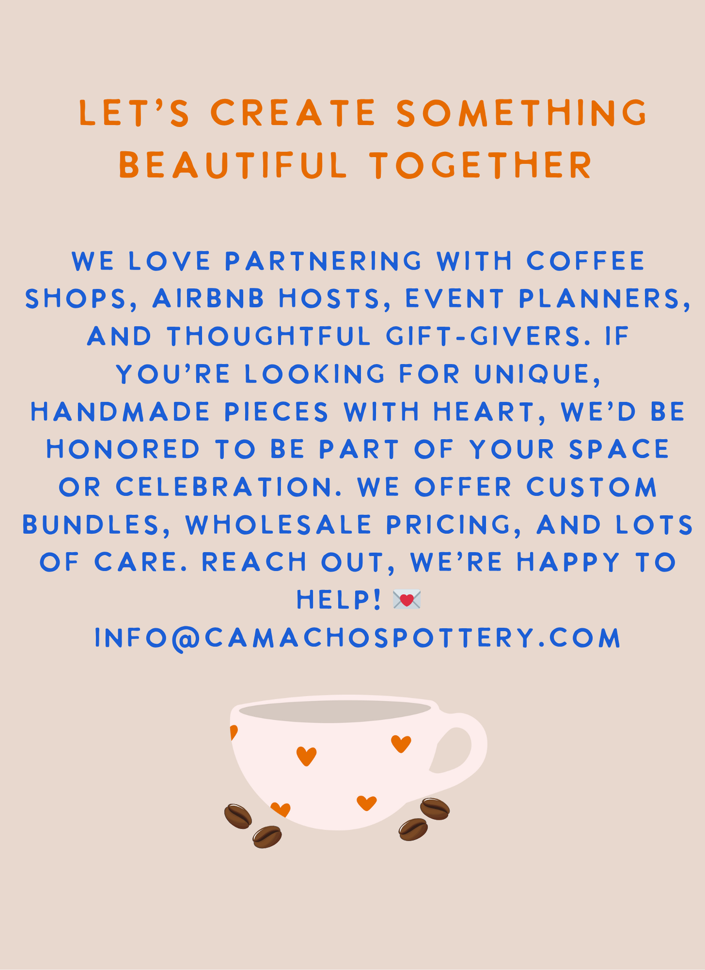 Handmade Heart Mug + Premium Coffee Gift Set