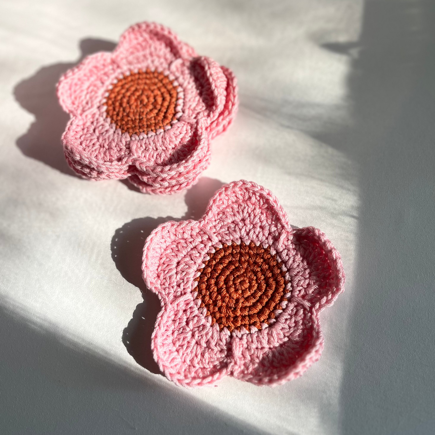 Daisy Crochet Coaster