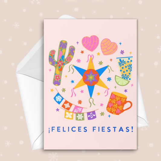Felices Fiestas Card