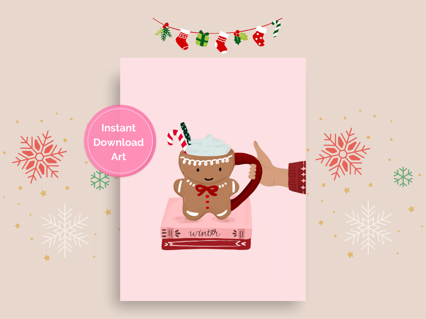 [DIGITAL] Christmas Coffee Printable