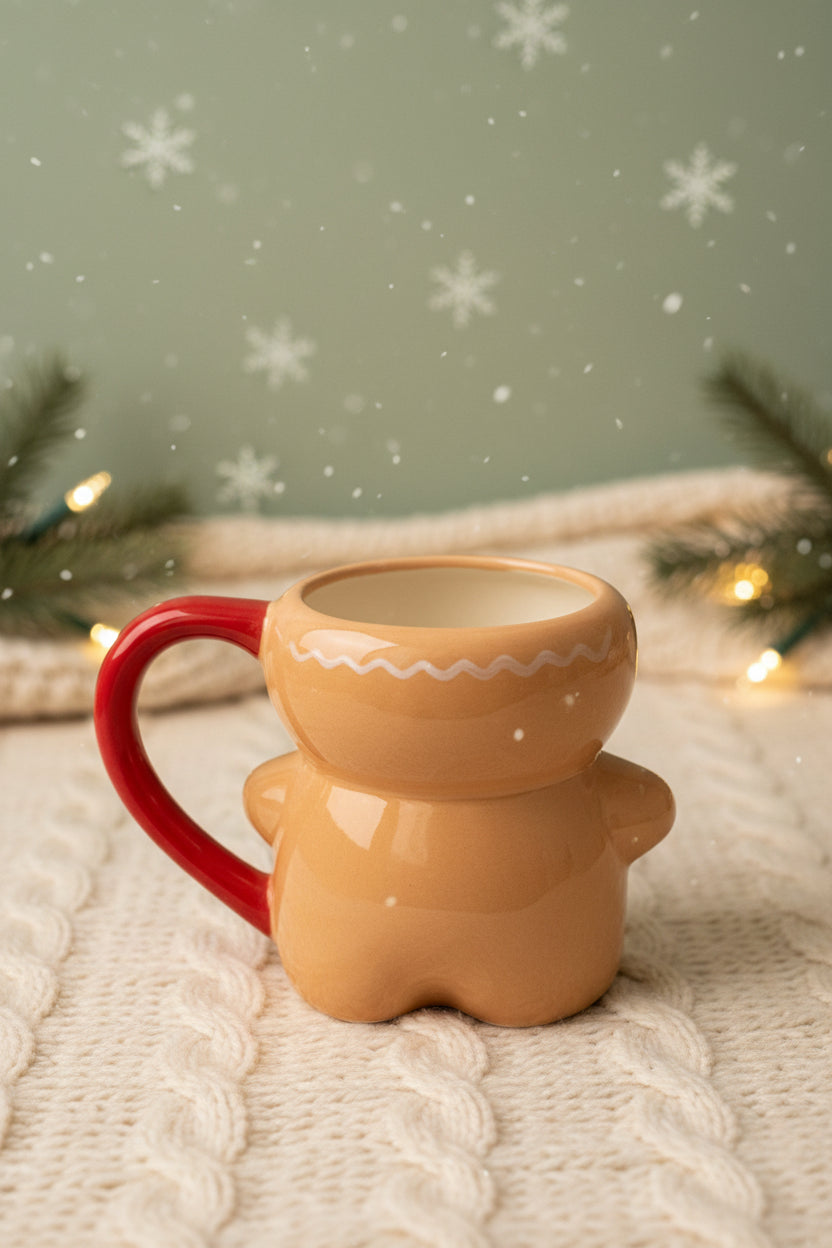 Gingerbread Mug Made in Mexico 16 oz