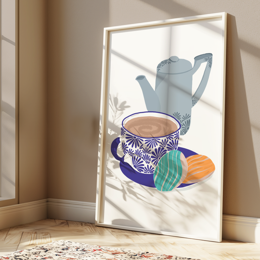 Cafecito y Pan Art Print