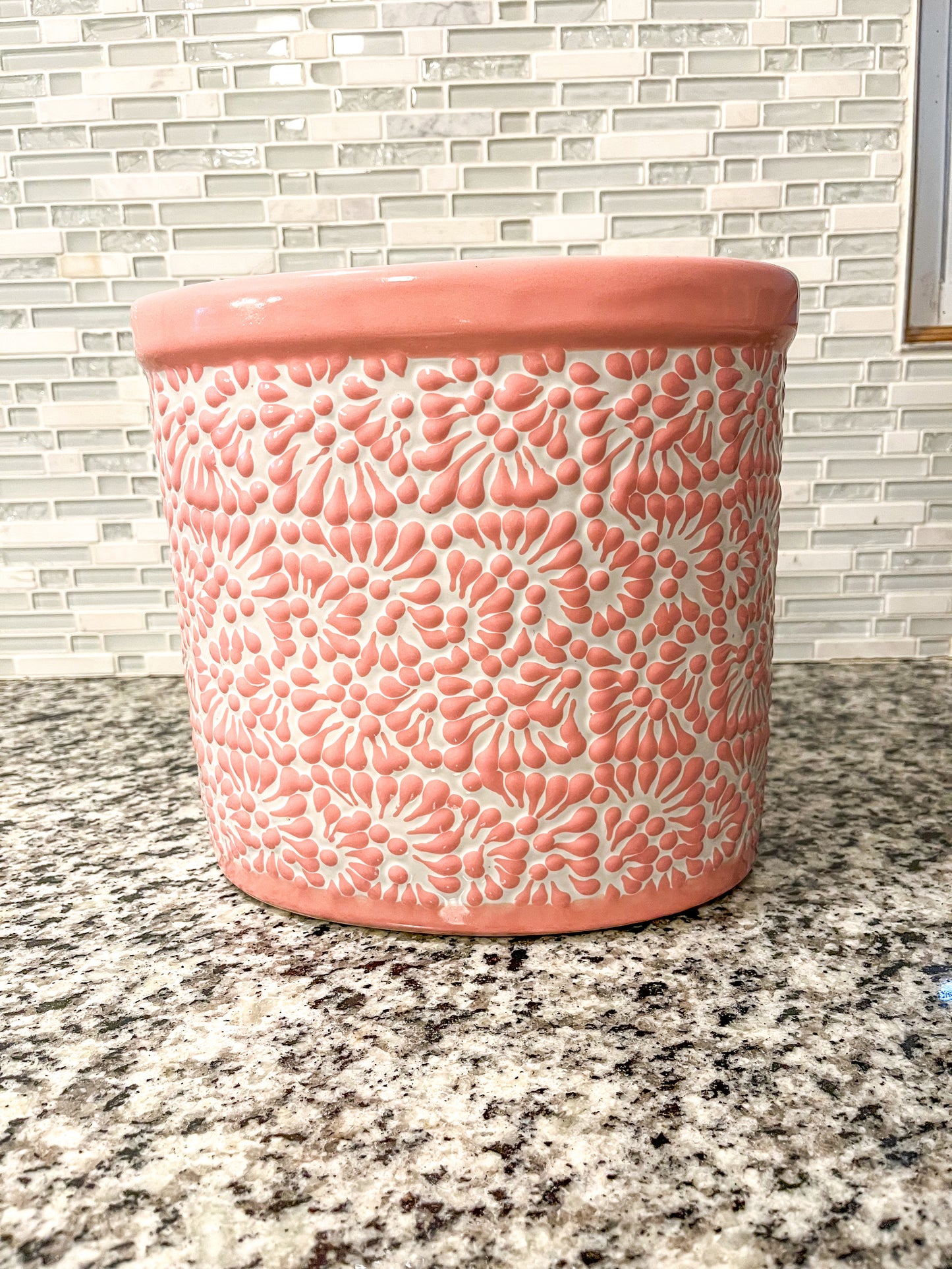 Pink Trash Can