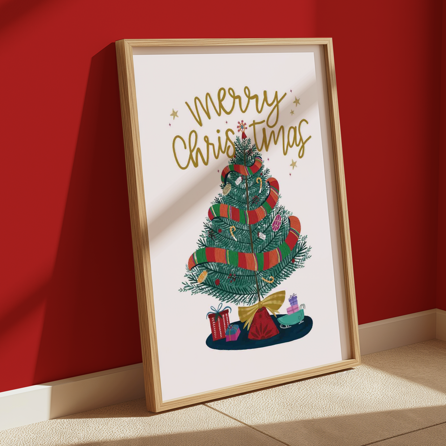 Merry Christmas Art Print