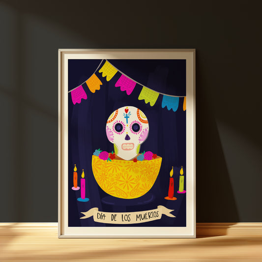 Dia De Los Muertos Art Print