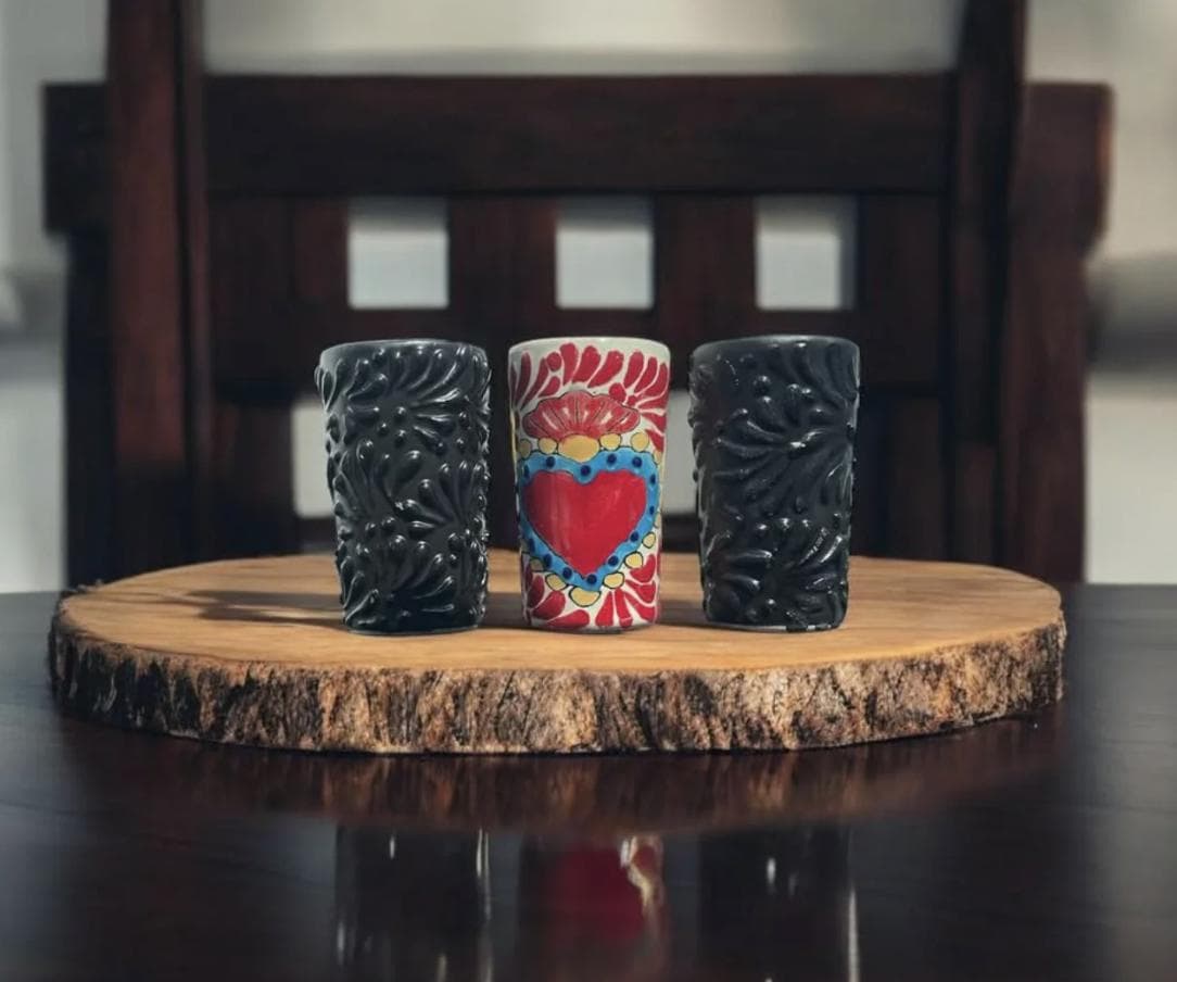 Tequila Shot Glass - Set of 40 Party Favors with Custom Lettering Option Made in Mexico