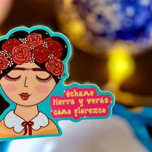Frida Kahlo Sticker Art Frida Kahlo Quote Inspiring Women Female Power Sticker Mexican Vinyl Stickers