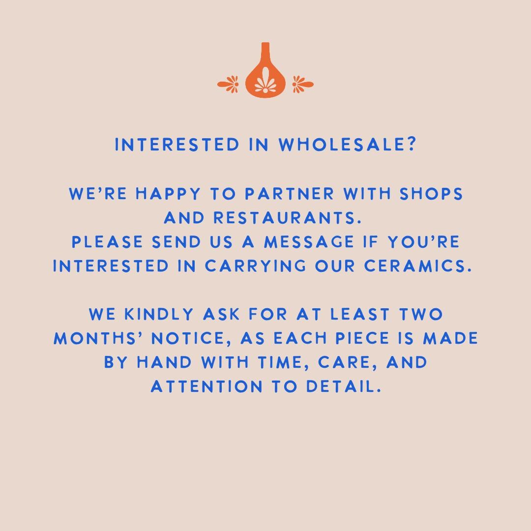 Wholesale inquiry information for handmade ceramic heart mugs  contact details for bulk orders