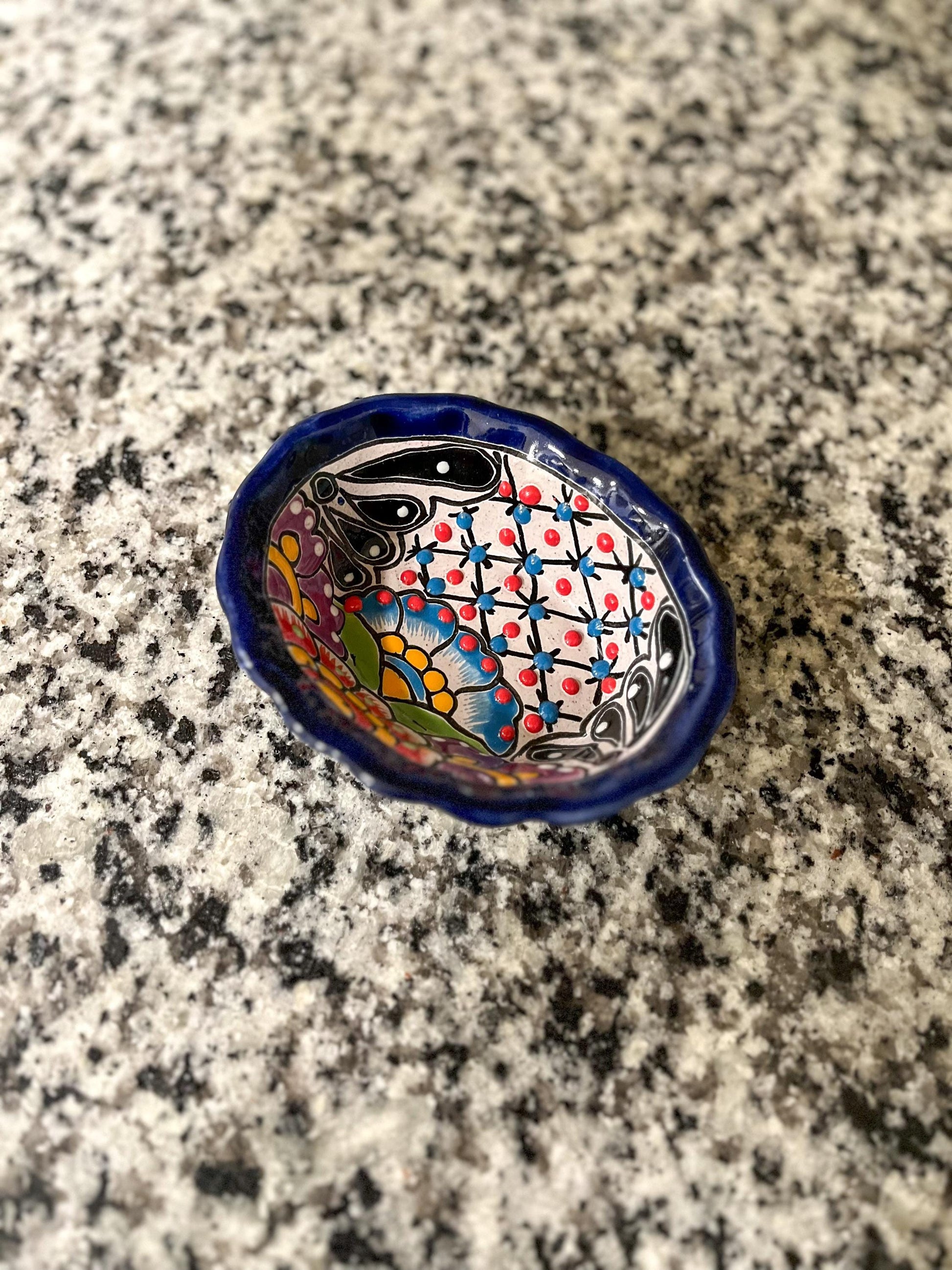 Talavera Soap Dish Mexican Ceramic Soap Holder Hand Painted Bathroom Decor Colorful Folk Art Sink Tray Gift from Mexico Mexican Pottery