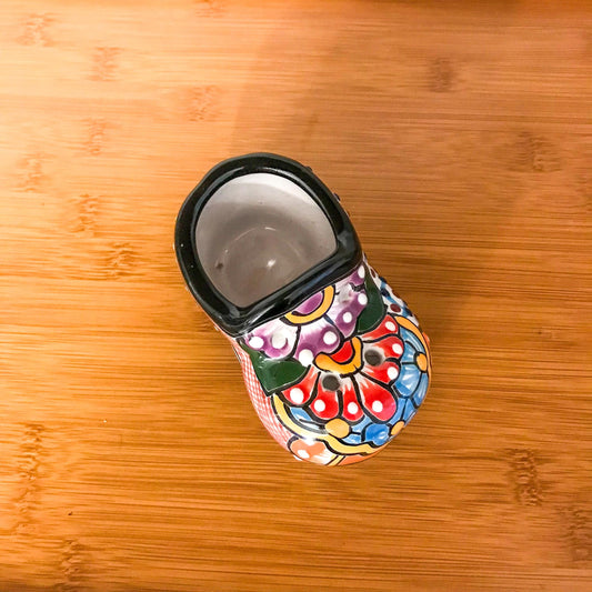 Mini Talavera Planters Handmade Mexican Pottery Succulent Holders Small Ceramic Plant Pots
