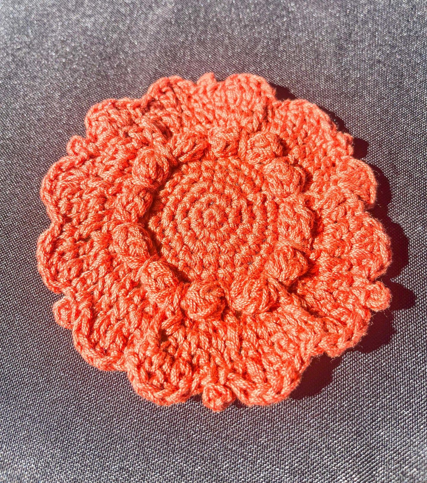 Fall Crochet Coasters Handmade Cotton Drink Coasters Autumn Colors Cozy Table Decor, Giftable Home Accent