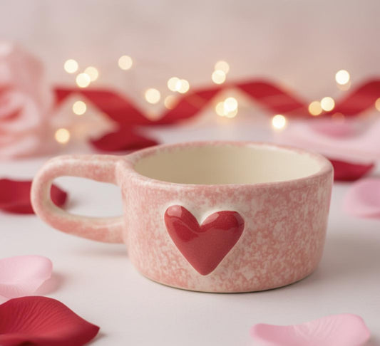 Heart Mug Made in Mexico 6-8oz
