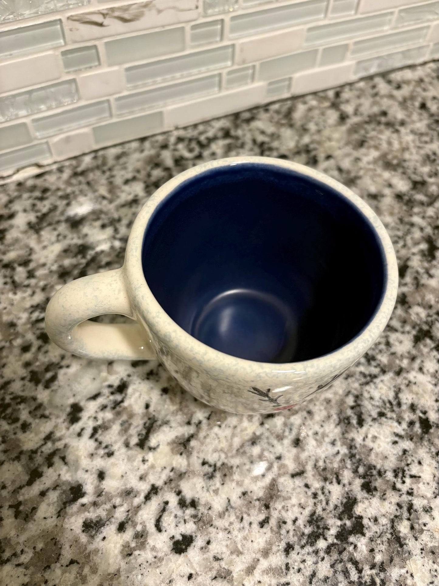 Handmade Rudolf Espresso Mug, Ceramic Christmas Coffee Mug