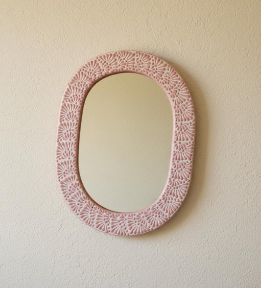 Pink Mirror Made in Mexico