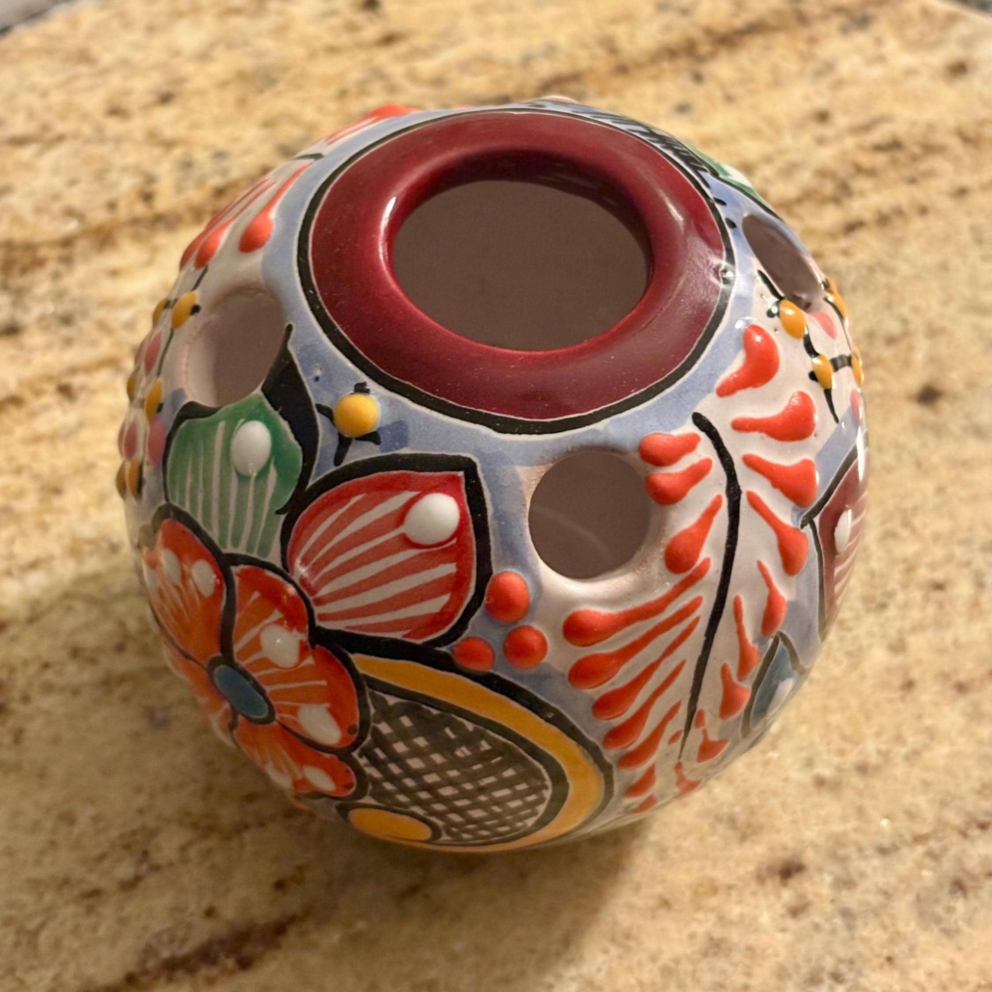 Talavera Pencil Holder Made in Mexico