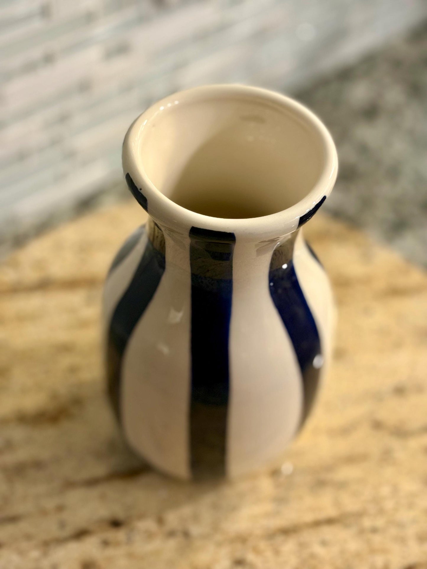 Ceramic Flower Vase Made in Mexico