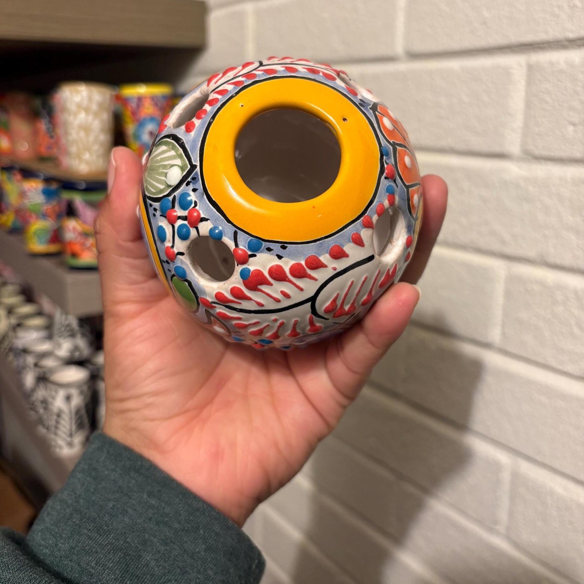 Talavera Pencil Holder Made in Mexico
