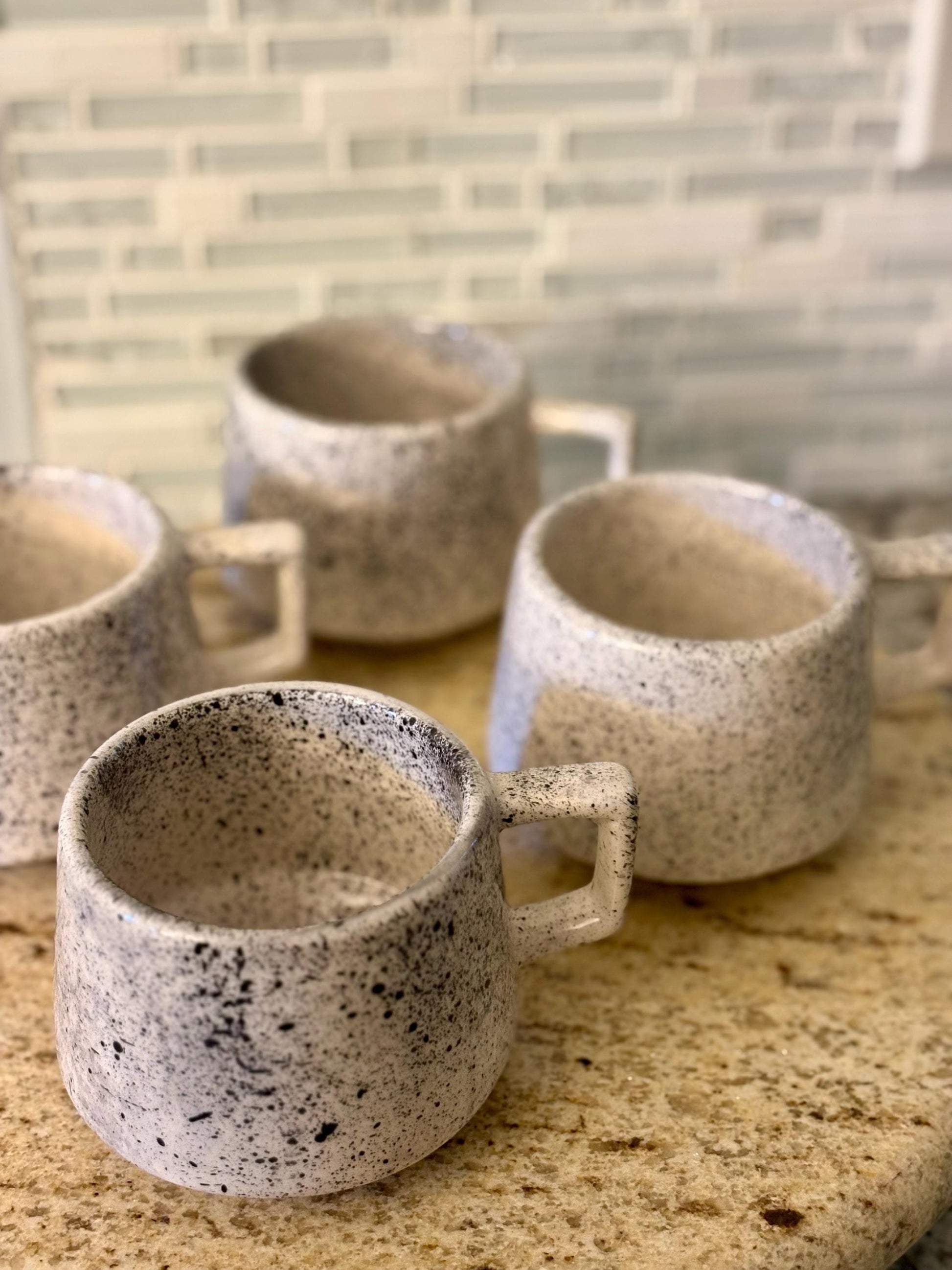Speckled Ceramic Mug 8 oz Made in Mexico
