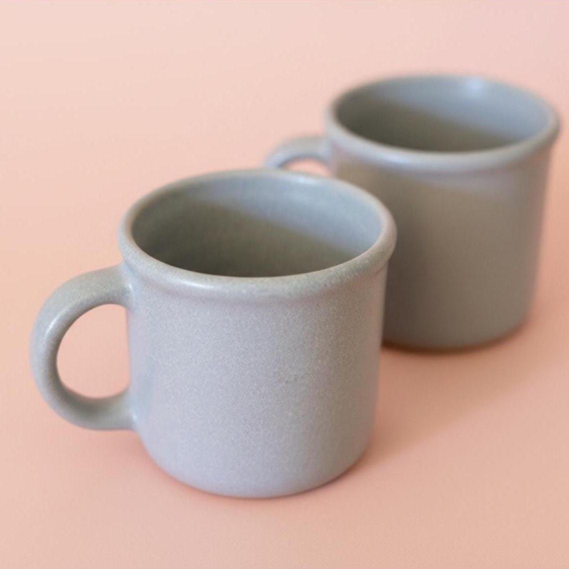 Hand-Painted Ceramic Mug: 8 oz Floral Latte Cup (Handmade in Mexico)