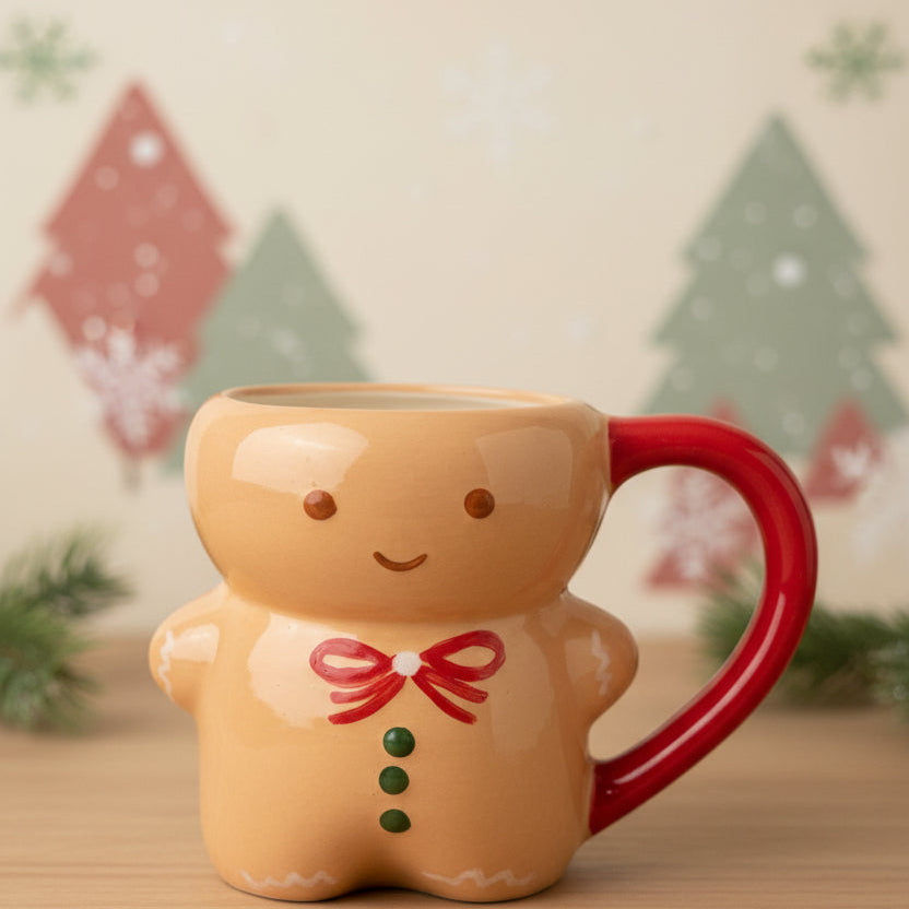 Gingerbread Mug Made in Mexico 16 oz