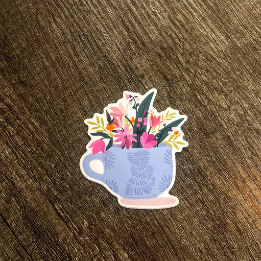 Mug Flower Sticker