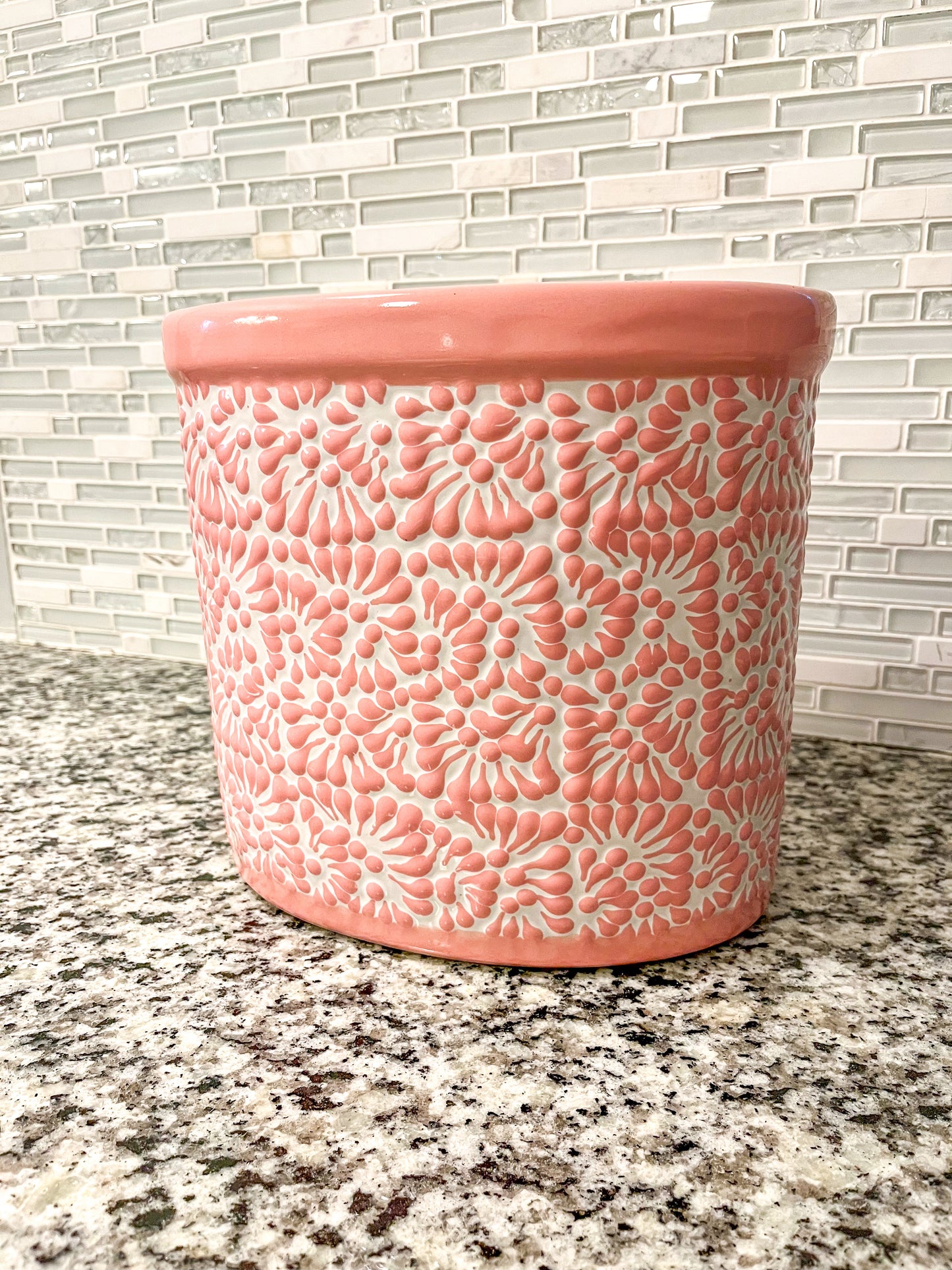 Pink Trash Can
