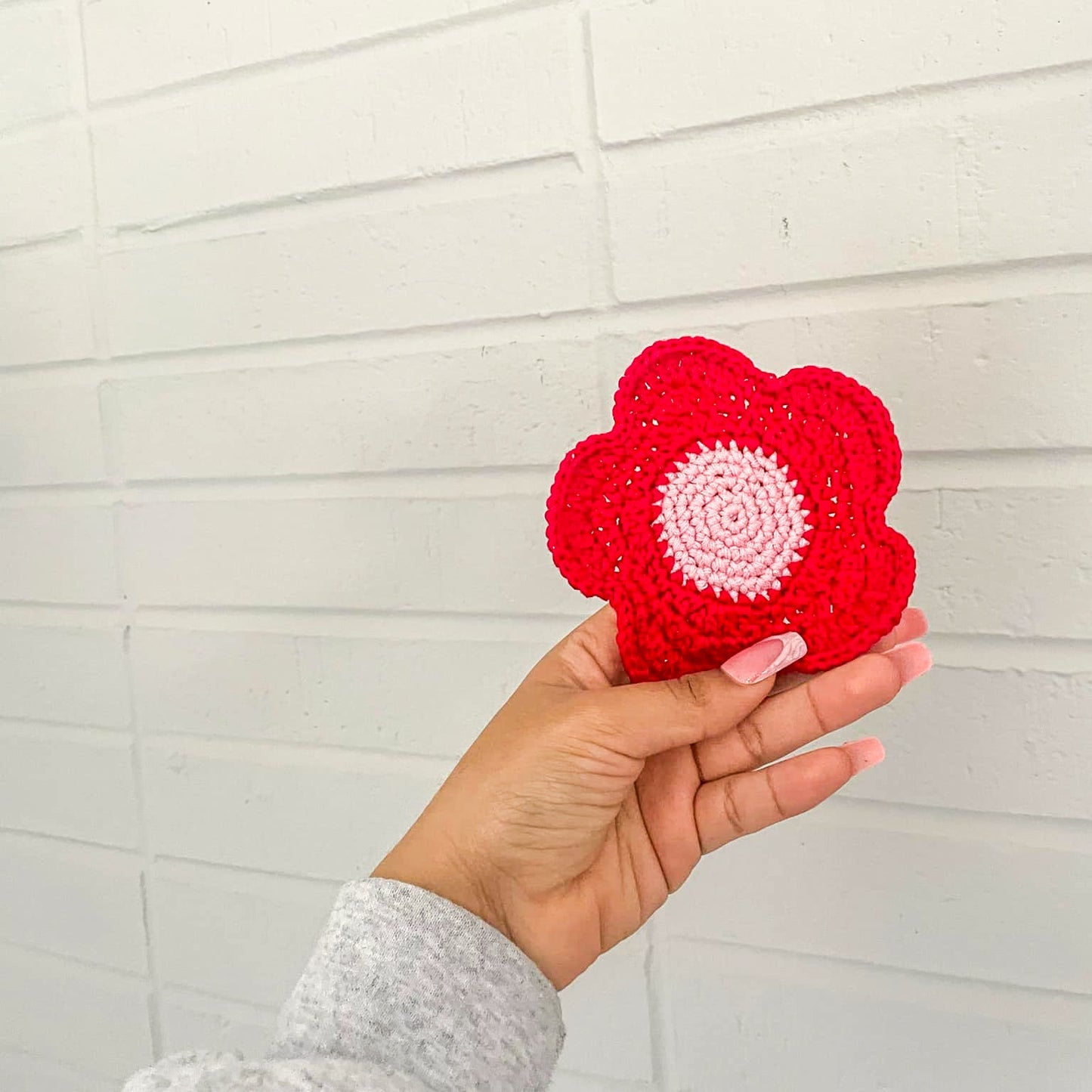 ✿Daisy Florescita Crochet Coaster✿