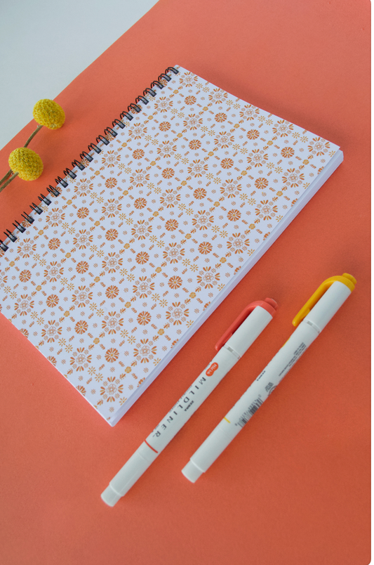 Fall Floral  Notebook