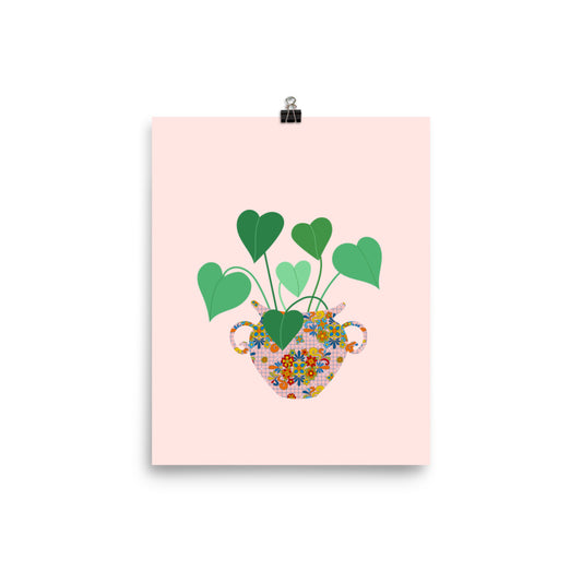 Heart Leaf Art Print