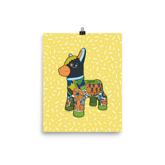 Talavera Donkey Art Print