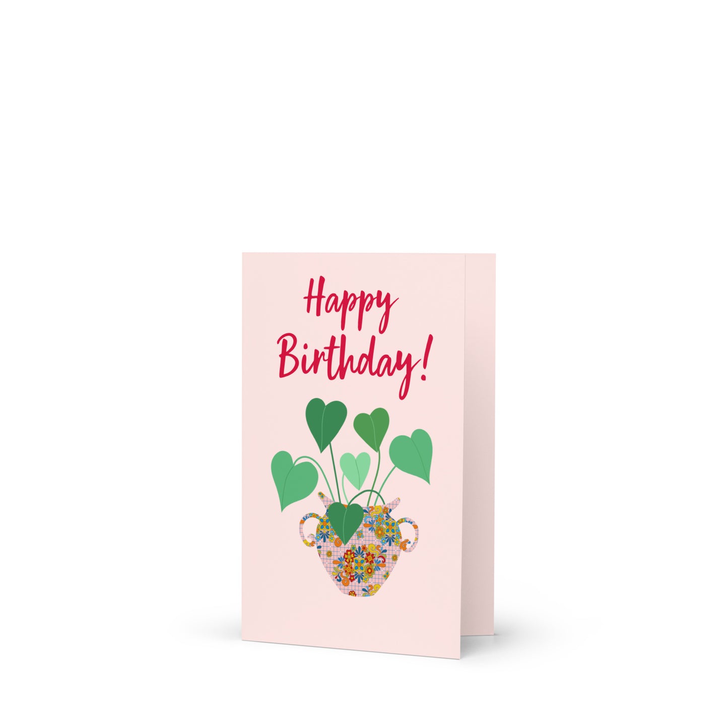 Heart Leaf Birthday Card