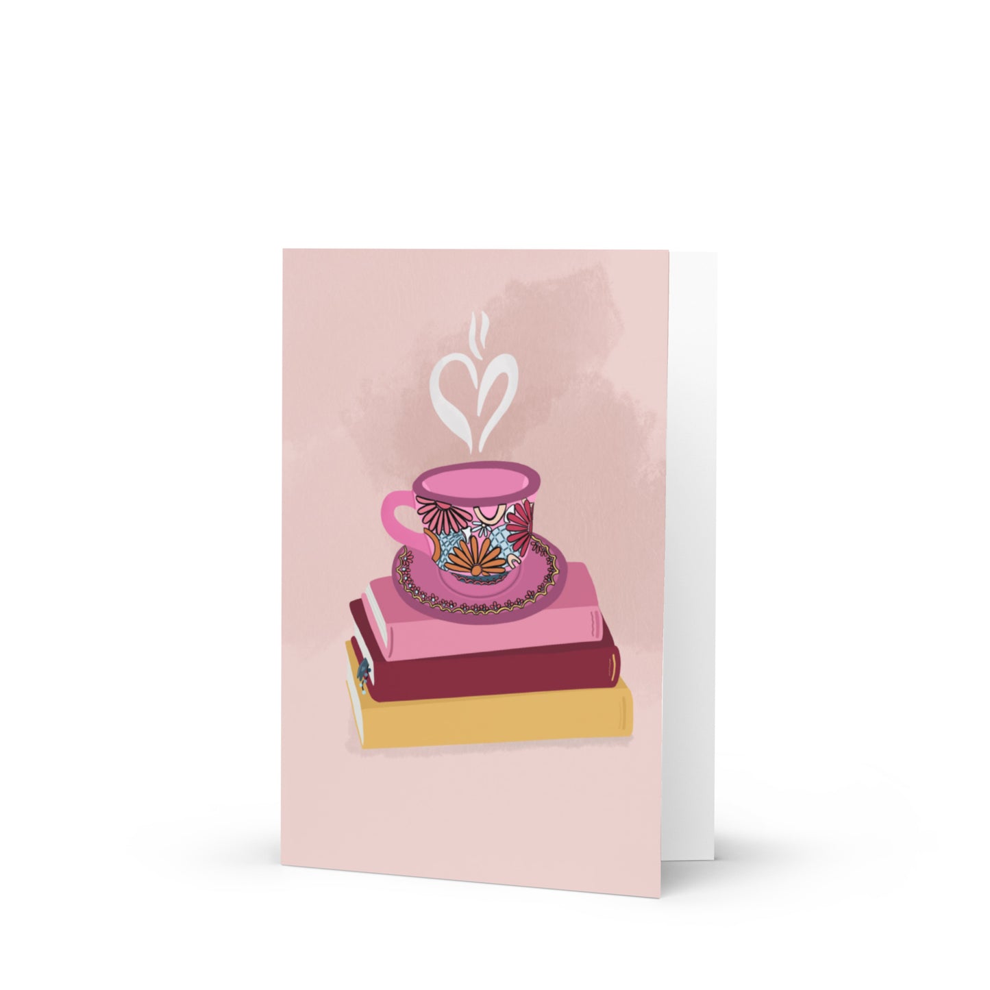Pink Talavera Mug Greeting card