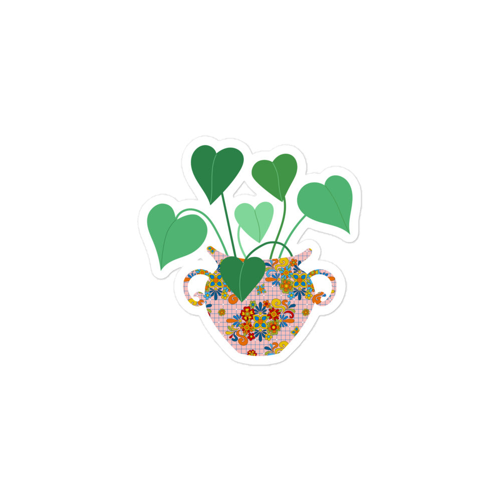 Heart Leaf Sticker